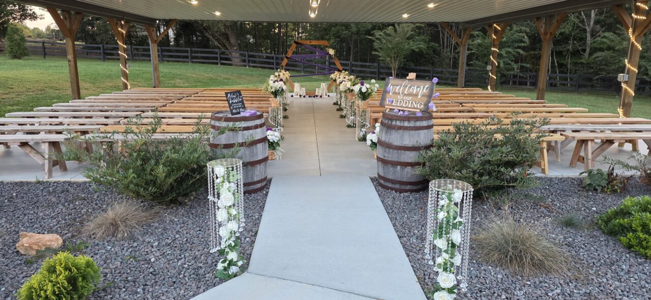 Outdoor Afternoon Wedding Venue