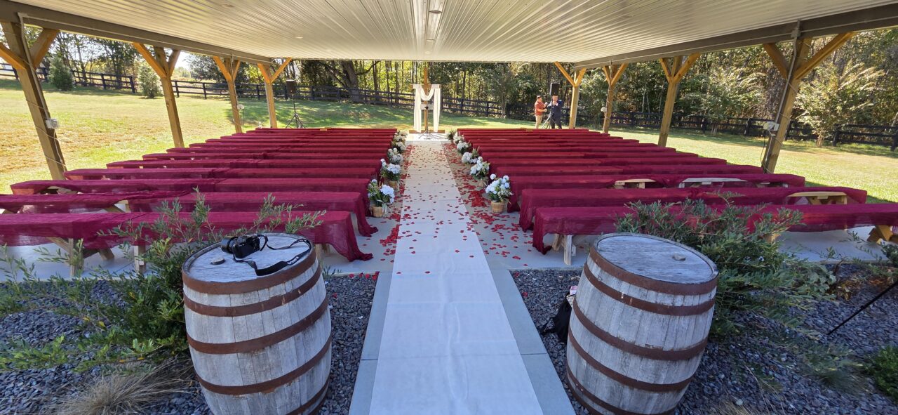 Outdoor Wedding Set Up